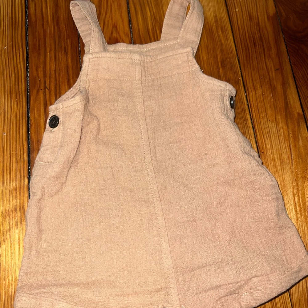 Kids Tan Overalls Old Navt